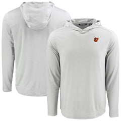 Baltimore Orioles Cutter & Buck Coastline Epic Comfort Recycled Eco Hoodie Long Sleeve T-Shirt Outlet