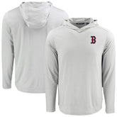 Boston Red Sox Cutter & Buck Coastline Epic Comfort Recycled Eco Hoodie Long Sleeve T-Shirt Discount