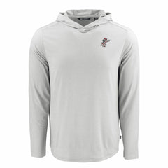 Cincinnati Reds Cutter & Buck Coastline Epic Comfort Recycled Eco Hoodie Long Sleeve T-Shirt Discount