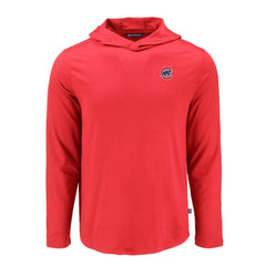 Chicago Cubs Cutter & Buck Coastline Epic Comfort Recycled Eco Hoodie Long Sleeve T-Shirt for sale
