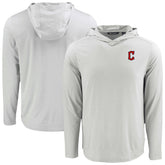 Cleveland Guardians Cutter & Buck Coastline Epic Comfort Recycled Eco Hoodie Long Sleeve T-Shirt for sale