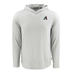 Arizona Diamondbacks Cutter & Buck Coastline Epic Comfort Recycled Eco Hoodie Long Sleeve T-Shirt Outlet
