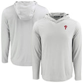 Philadelphia Phillies Cutter & Buck Coastline Epic Comfort Recycled Eco Hoodie Long Sleeve T-Shirt Online