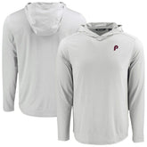 Philadelphia Phillies Cutter & Buck Coastline Epic Comfort Recycled Eco Hoodie Long Sleeve T-Shirt for sale