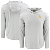 Seattle Mariners Cutter & Buck Coastline Epic Comfort Recycled Eco Hoodie Long Sleeve T-Shirt for sale