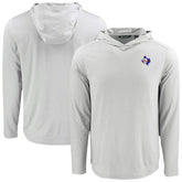 Texas Rangers Cutter & Buck Coastline Epic Comfort Recycled Eco Hoodie Long Sleeve T-Shirt Discount
