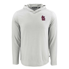 St. Louis Cardinals Cutter & Buck Coastline Epic Comfort Recycled Eco Hoodie Long Sleeve T-Shirt Discount