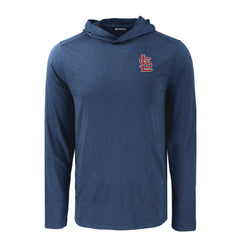 St. Louis Cardinals Cutter & Buck Coastline Epic Comfort Recycled Eco Hoodie Long Sleeve T-Shirt for sale