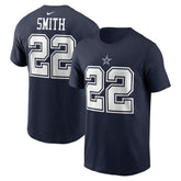 Emmitt Smith Dallas Cowboys Retired Player Name & Number T-Shirt - Navy - Nike