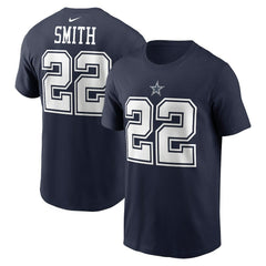 Emmitt Smith Dallas Cowboys Retired Player Name & Number T-Shirt - Navy - Nike