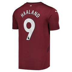 Puma - Erling Haaland Manchester City 2024/25 Third Replica Player Jersey - Burgundy