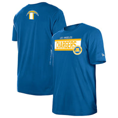 Los Angeles Chargers New Era 3rd Down High Density Print T-Shirt - Blue - NFL