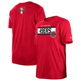 San Francisco 49ers New Era 3rd Down High Density Print T-Shirt - Scarlet - NFL