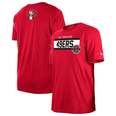 San Francisco 49ers New Era 3rd Down High Density Print T-Shirt - Scarlet - NFL