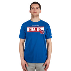 New York Giants New Era 3rd Down High Density Print T-Shirt - Blue - NFL