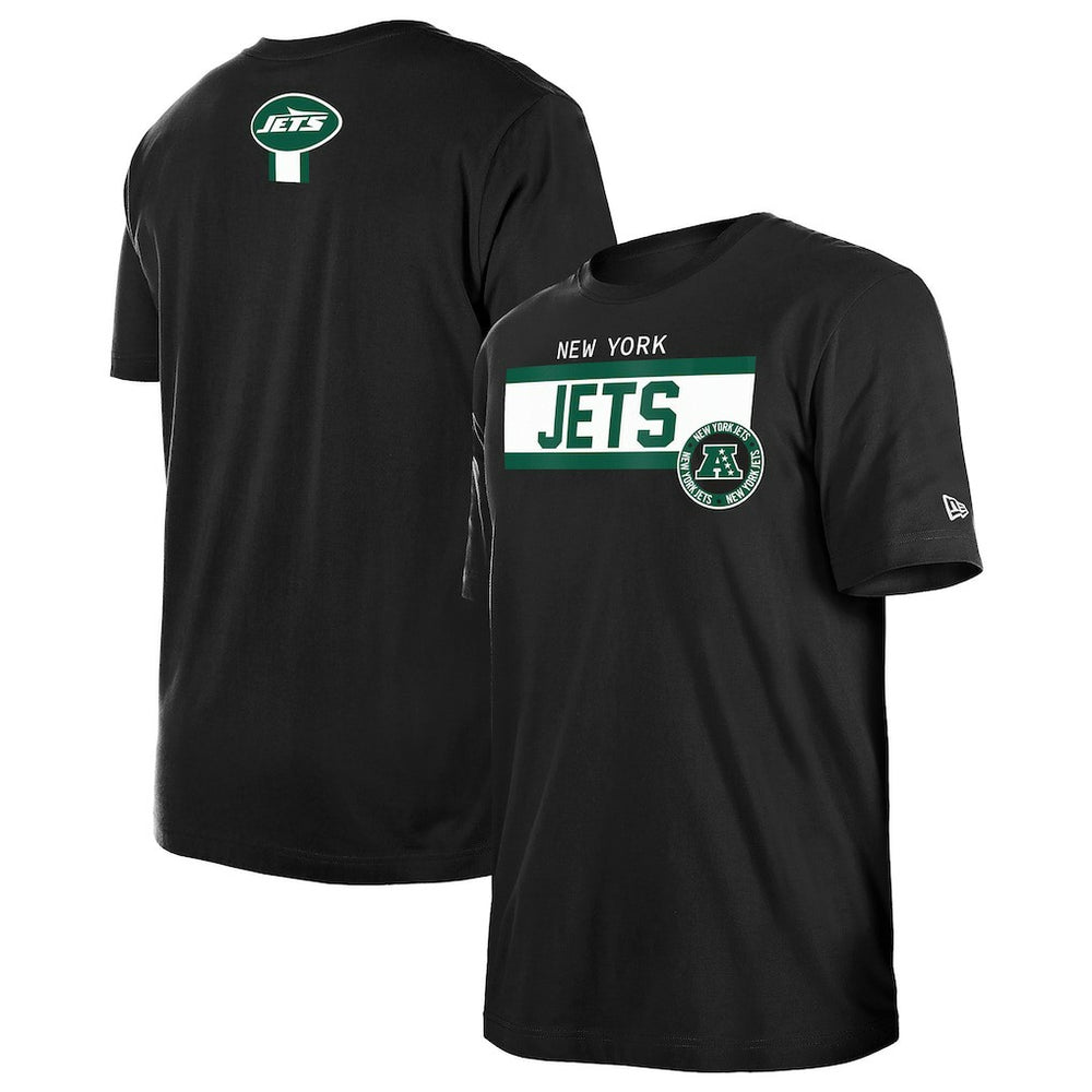 New York Jets New Era 3rd Down High Density Print T-Shirt - Black - NFL
