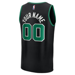 Fanatics Boston Celtics Fast Break Custom Jersey Statement Edition Black