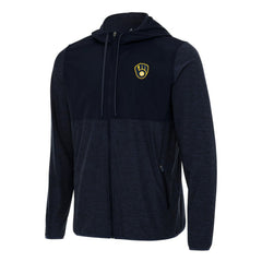 Milwaukee Brewers Antigua Sway Full-Zip Hoodie Outlet
