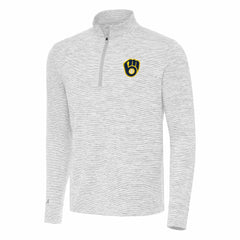Milwaukee Brewers Antigua Cause Quarter-Zip Top Discount