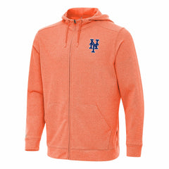 New York Mets Antigua Effortless Full-Zip Hooded Jacket for sale