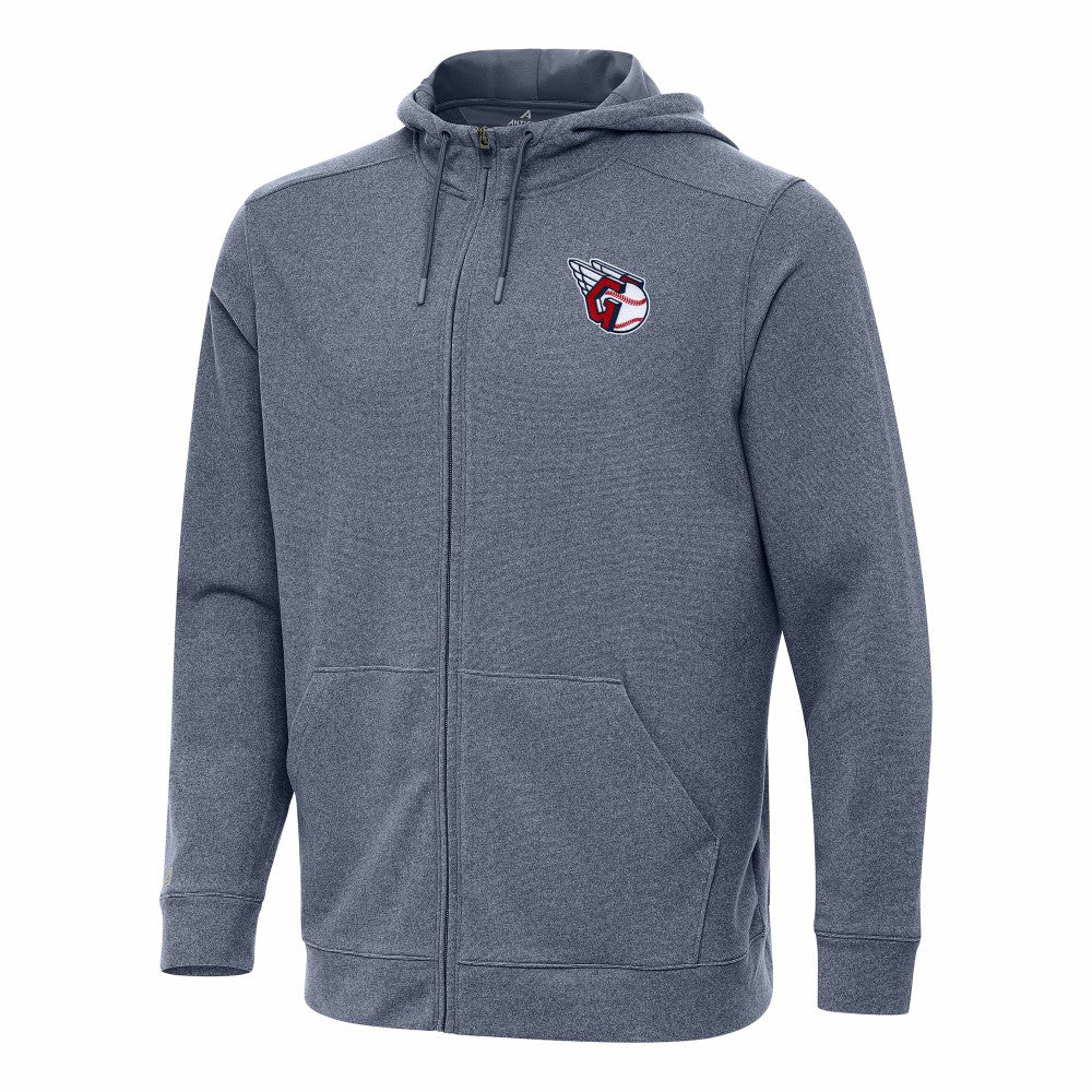 Cleveland Guardians Antigua Effortless Full-Zip Hooded Jacket for sale