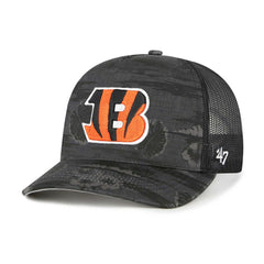 Cincinnati Bengals '47 Fiji Trucker Adjustable Hat - Black - 47 brand