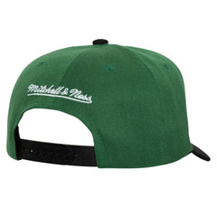 Mitchell & Ness Boston Celtics Underarch Two-Tone Pro Crown Snapback Hat Kelly Green/Black