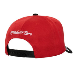 New Jersey Devils Mitchell & Ness Underarch Two-Tone Pro Crown Snapback Hat - Red/Black | New Era near me