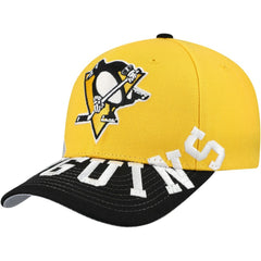 Pittsburgh Penguins Mitchell & Ness Underarch Two-Tone Pro Crown Snapback Hat - Gold/Black | NHL online
