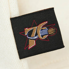 Mitchell & Ness Philadelphia 76ers Women's Hardwood Classics Pullover Sweatshirt Cream
