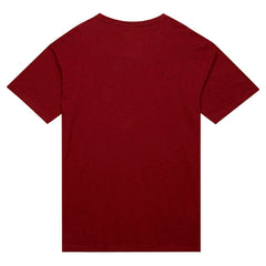 Mitchell & Ness Cleveland Cavaliers Hardwood Classics Felt Applique Slub T-Shirt Wine