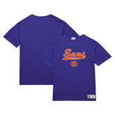 Mitchell & Ness Phoenix Suns Hardwood Classics Felt Applique Slub T-Shirt Purple