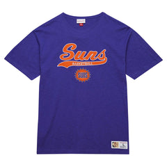 Mitchell & Ness Phoenix Suns Hardwood Classics Felt Applique Slub T-Shirt Purple