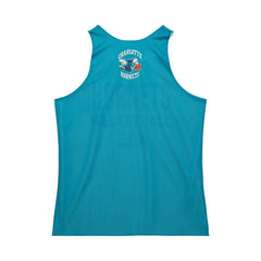 Mitchell & Ness Charlotte Hornets Hardwood Classics Reversible Mesh Practice Jersey Teal/White