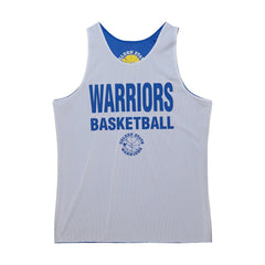 Mitchell & Ness Golden State Warriors Hardwood Classics Reversible Mesh Practice Jersey Royal/White