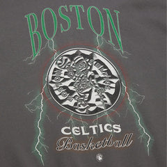 Mitchell & Ness Boston Celtics Women's Hardwood Classics Lightweight Pullover Sweatshirt Charcoal