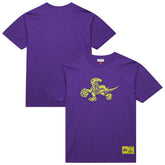 Mitchell & Ness Toronto Raptors Hardwood Classics Neon Nights Premium T-Shirt Raptors Purple