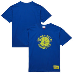 Mitchell & Ness Golden State Warriors Hardwood Classics Neon Nights Premium T-Shirt Royal