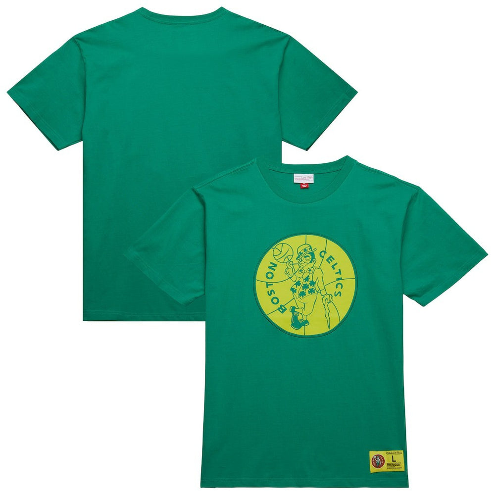 Mitchell & Ness Boston Celtics Hardwood Classics Neon Nights Premium T-Shirt Kelly Green