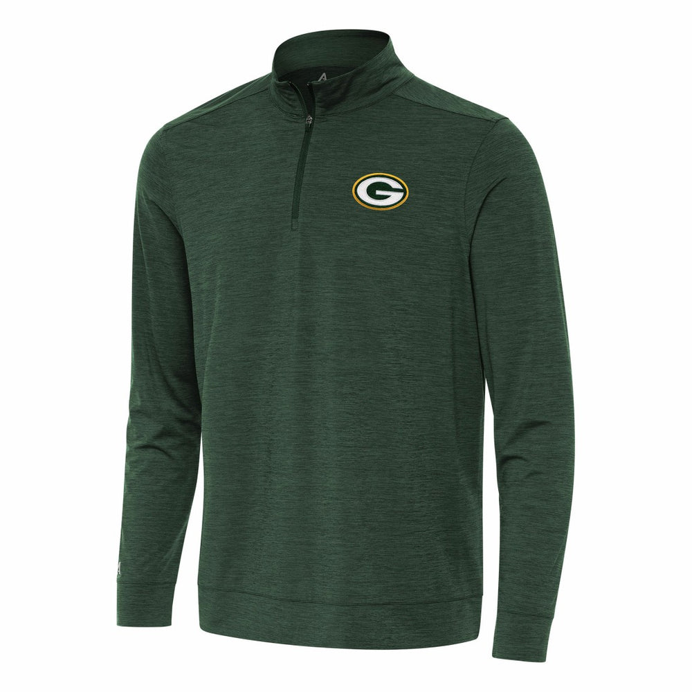 Green Bay Packers Antigua Bright Quarter-Zip Top - Green - NFL