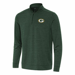 Green Bay Packers Antigua Bright Quarter-Zip Top - Green - NFL