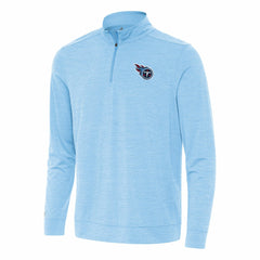 Tennessee Titans Antigua Bright Quarter-Zip Top - Light Blue - NFL
