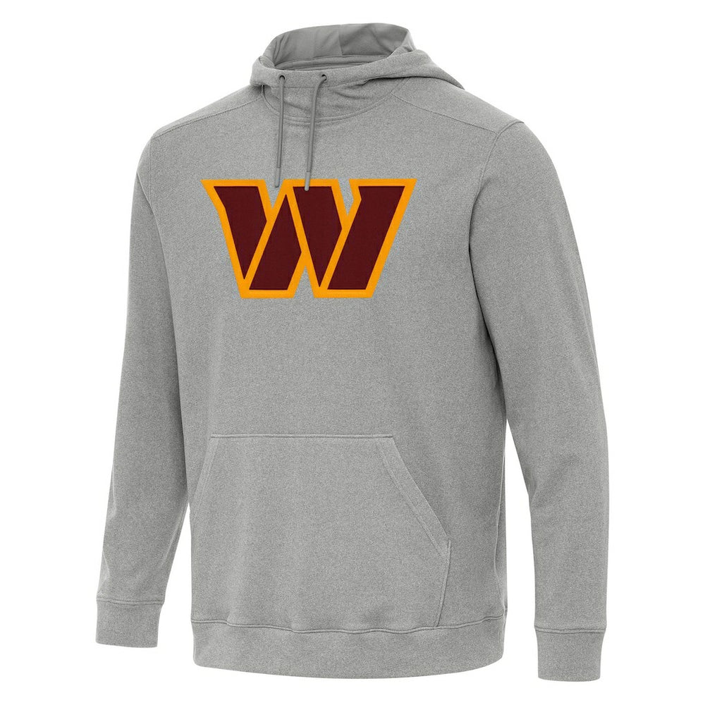 Washington Commanders Antigua Cloud Pullover Hoodie - Heather Gray - NFL