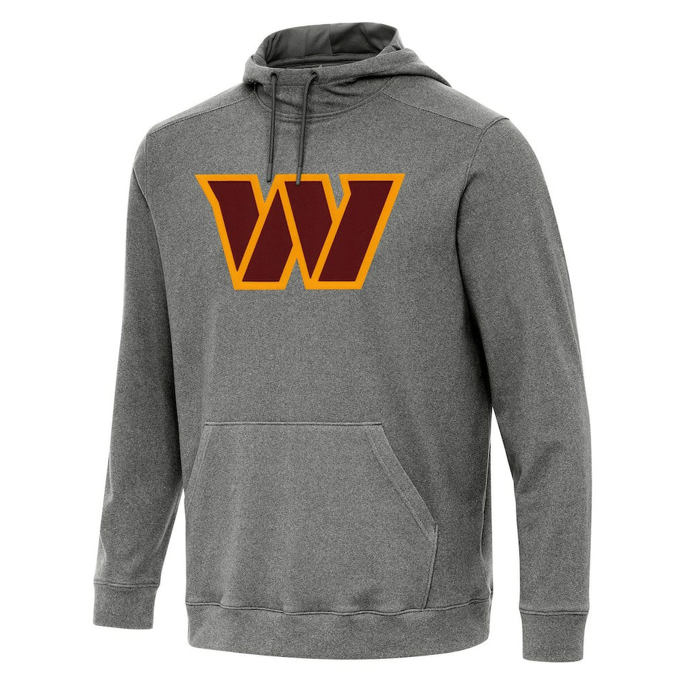 Washington Commanders Antigua Cloud Pullover Hoodie - Heather Black - NFL