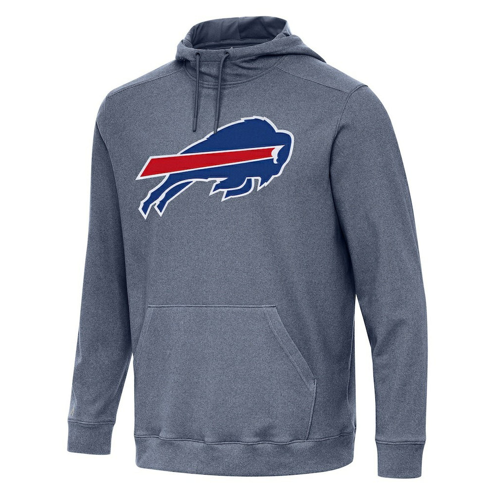 Buffalo Bills Antigua Cloud Pullover Hoodie - Heather Navy - NFL