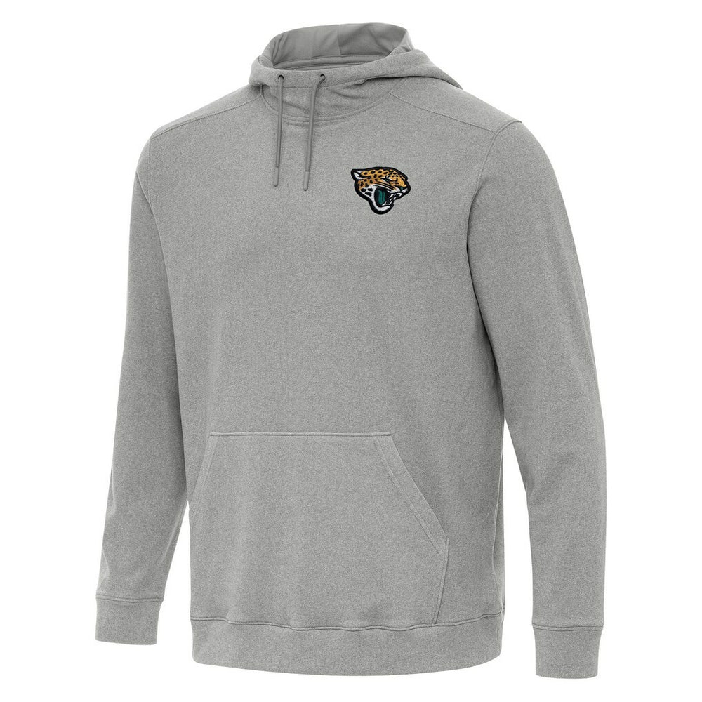 Jacksonville Jaguars Antigua Cloud Pullover Hoodie - Heather Gray - NFL