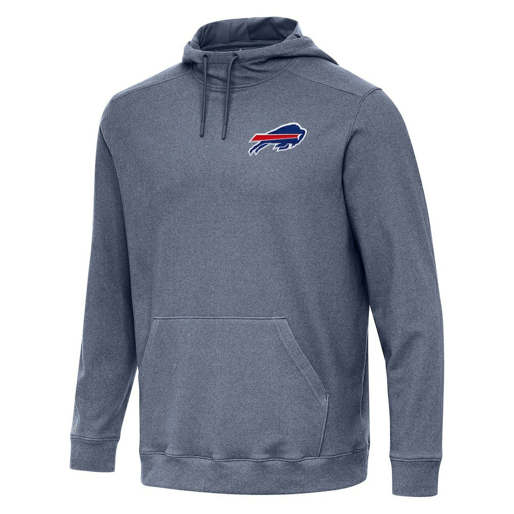 Buffalo Bills Antigua Cloud Pullover Hoodie - Heather Navy - NFL