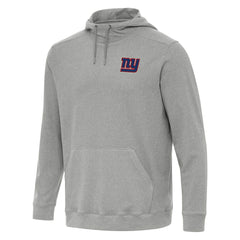 New York Giants Antigua Cloud Pullover Hoodie - Heather Gray - NFL