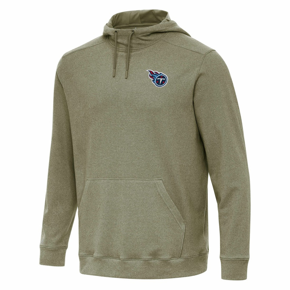 Tennessee Titans Antigua Cloud Pullover Hoodie - Olive - NFL