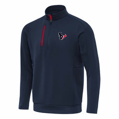 Houston Texans Antigua Generation Quarter-Zip Pullover Top - Navy - NFL